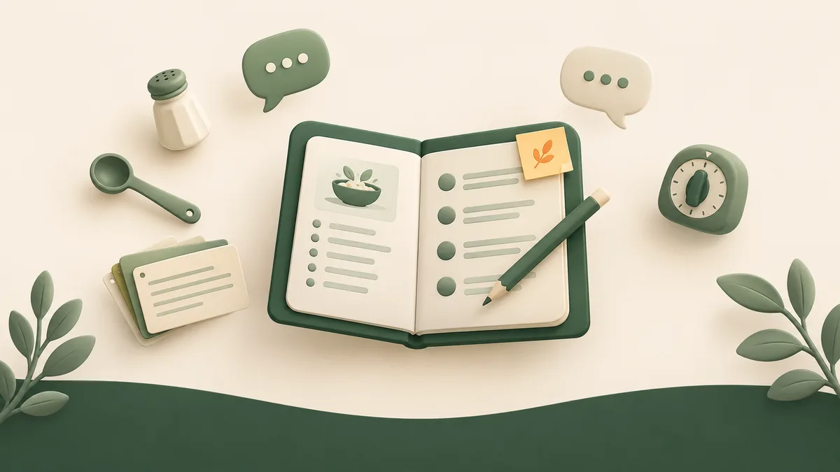 Comment noter mes propres modifications sur une recette ?